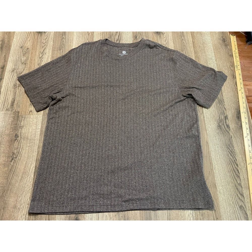 Convington Shirt, Women's Size XL, Brown, Crew Neck, Short Sleeve